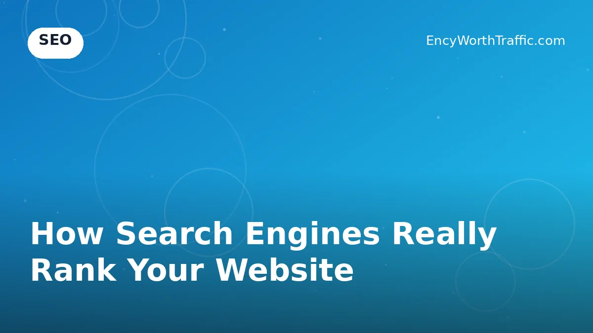 How Search Engines Really Rank Your Website